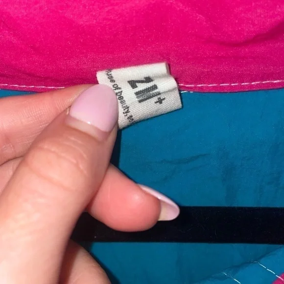 Blue pink and white vintage track windbreaker - Picture 4 of 6